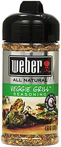 Weber Seasoning Veggie Grill, 4.5 Ounce (Pack of 8)