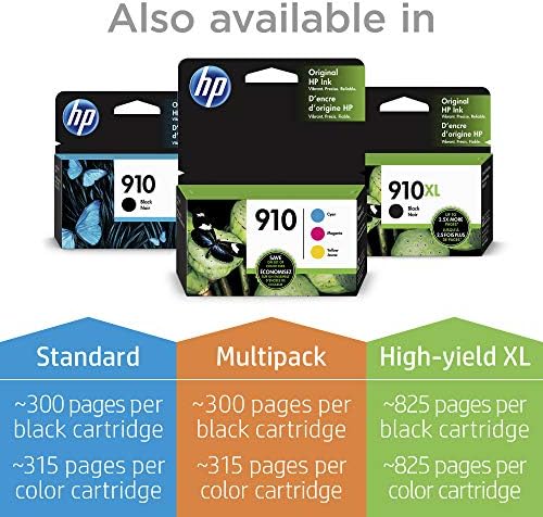 hp 910 yellow original ink cartridge