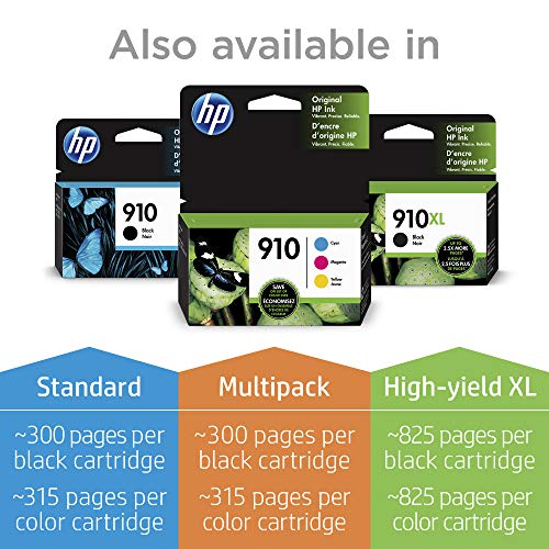 hp 910 black original ink cartridge 3yl61an