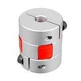 uxcell 8mm to 14mm Shaft Plum Shaped Coupling
