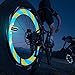 Bike Wheel LED Lights- MAXIN Waterproof 14 Colorful LEDs Spoke Light for Halloween Night, Outdoor Riding with 30 different pattern Changes.
