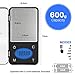 Smart Weigh ZIP600 Ultra Slim Digital Pocket Scale 600g by 0.1g with Counting Feature,Gram Scale and Ounce Scale, High Precision Accuracy