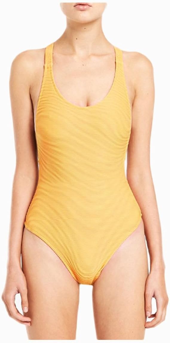 Csd ワンピース水着スモールチェストバリースリム水着セクシーなバックレス水着 Color Yellow Size L ワンピース 通販 Amazon