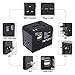 TeImo Travel Adapter International European Travel Plug Adapter UK Adapters for Travel International Power Adapter Universal Travel Adapter Universal Power Adapter 2 Port USB Charger