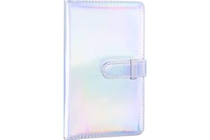 Ablus 96 Pockets Photo Album for Fujifilm Instax Mini 11 90 70 9 8+ 8 LiPlay Instant Camera, Polaroid Snap SnapTouch PIC-300 Z2300 Instant Camera & Zip Instant Printer(Magic Silver)