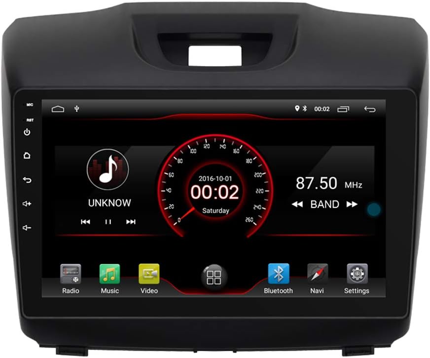 Autosion Android 10 Car DVD Player Sat Nav Radio Headunit Navigation Stereo for Chevrolet S10 Isuzu D-Max 2012 2013 2014 2015 2016 2017 Steering Wheel Control