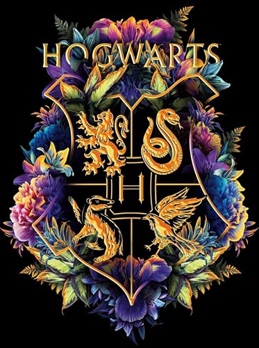 5D Diamond Painting Art Kits for Adults Kids, Crystal Art Full Drill Round Number Rhinestone Art DIY Craft Painting Kits for Parents Children Interaction, Home Wall Decor (Magic Badge 30x40cm)