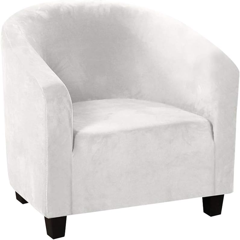 Tub Chair Covers for Armchairs, Tub Sofa Slipcover Velvet Fabric Club