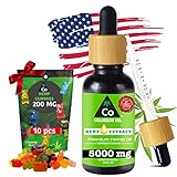 450mg Organic Hemp Oil for Pain Relief - Stress Support, Anxiety - Natural Anti Inflammatory - Sleep Supplement -Rich in Omega 3, 6, 9 Fatty Acids - Mint Flavor Herbal Drops – 1 Fl Oz (30 ml)