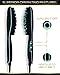 Premium Hair Straightener Brush by Modosano Ceramic Hot Brush for Straightening Hair - Far Infrared Technology - Ionic Brush w/ Temperature Control + Auto Shut-Off - 12 Mo. Warranty