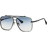 Gtand Fashion Oversized Square Aviator Gradient Sunglasses For Men Women Vintage Metal Sun Glasses 63mm