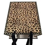 12PCS Cheetah Print Paper Bags with Tissue Paper(Medium)