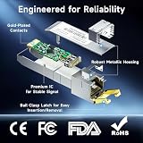 Cable Matters 10G SFP+ RJ45 Ethernet Transceiver Module Cisco Ubiquiti D-Link view 6