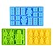 Candy Molds & Ice Cube Trays Building Bricks and Figures - Fun, Toy Kids Set --For Lego Lovers
