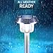 LED Solar Lights Outdoor Landscape Pathway Lighting – Sun Powered Yard Lights for Garden, Ground Path, Walkway, & Driveway, 8 Pack