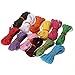 12 Colors 10M 1mm Cotton Cords Strings Ropes for DIY Necklace Craft Making