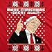 Mens Make Christmas Great Again Trump in Santa Hat Funny Ugly Xmas T Shirt Red