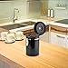 Large Airtight Coffee Container, Stainless Steel Black Kitchen Storage Canister for Coffee, Nuts,Sugar, Flesh(22 OZ)