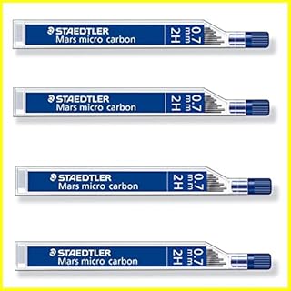 EAN 4007817213940 product image for STAEDTLER Mars micro carbon 250 0.7mm 2H - Pencil lead refills - 4 Tubes / Packs | upcitemdb.com