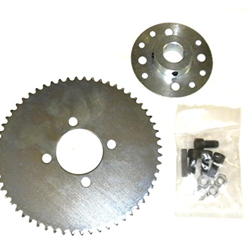 Go Kart Sprocket & Hub For 1" Axle 60T For #35 Chain