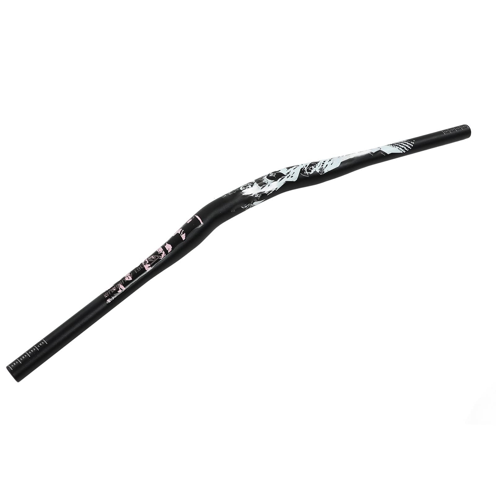 31.8 x 720 mm/1.25 x 28.35 in Extra Long Bike Handlebar, 720mm Aluminium Alloy MTB Handlebar Bicycle Riser Bars Extra Long Mountain Bike Bicycle Handlebars for Cycling Racing (Black)