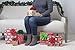 Hallmark Reversible Christmas Wrapping Paper Bundle (Pack of 3, 120 sq. ft. ttl.) Santa, Polka Dots, Stripes, Merry Christmas, Snowflakes, Snowmen