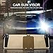 PIXNOR Durable Anti Glare Anti-dazzle Clip-on Auto Car Sun Visor Mirror Sun Shield