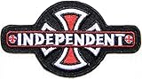 INDEPENDENT Cross Logo Rider Biker Chopper Jacket Patch Sew Iron on Embroidered Badge Custom