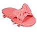 LEMNUY Women's Mop Slippers Washable, Microfiber Shoes Cover for Women, Office Home Indoor Hardwood Ceramic Floor Multi-Surface Polishing Clean Hair and Dusting, Pink Colors Size 6-9 (1 Pair)