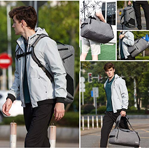 CySILI-Reisetasche-Sporttasche-mit-Rucksack-Handgepaeck-mit-Schuhfach-Nassfach-Zahlenschloss-Maenner-Frauen-Fitnesstasche-Tasche-fuer-Sport-Fitness42L-Gym-Travel-Bag-Duffel-Bag