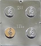 Music Clef Oreo Cookie Sandwich Chocolate Candy Mold 1659