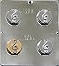 Music Clef Oreo Cookie Sandwich Chocolate Candy Mold 1659