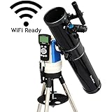 Black 3" Computer Controlled Reflector Telescope / Automatic Star Finding Computer / iOptron SmartStar-E "Go To" Mount / Full Size Tripod / iOptron StarFi Wi-Fi Adapter