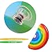 LetsFunny Inflatable Rainbow Pool Float, Large Outdoor Swimming Pool Inflatable Float for adults