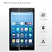 All-New Fire HD 8 Screen Protector 2017 (2 pack),TechFilm Fire 8 Screen Protector Tempered Glass [Bubble Free] [Anti-Scratch],Anti Blue Light and Utral Clear 2 pack