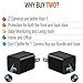 Spy Charger Hidden Camera - 2 Pack - No WiFi - Motion Detection - Auto Overwriting - 7/24 Hours Surveillance