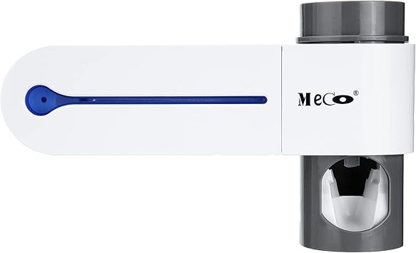 Amazon Meco 歯ブラシホルダー 歯磨き粉ディスペンサー 5つの歯ブラシホルダー 壁取り付け ステッカー付き 女性 子供 赤ちゃん バスルーム 歯ブラシスタンド ホーム キッチン オンライン通販