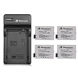 Powerextra 4 Pack Replacement Canon LP-E8 Battery Compatible with Canon Rebel T5i T4i T3i T2i DSLR Digital Camera with Charger for Canon LP-E8 Replacement of LC-E8E