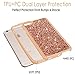 iPhone 6 / 6S Case, Cellularvilla [Slim Fit] Luxury Bling Jewel Rock Crystal Rhinestone Diamond Case [Shockproof] Dual Layer Protective Cover for Apple iPhone 6 / iPhone 6S 4.7 inch (Rose Gold)