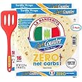 La Banderita Carb Counter Zero Net Carbs 8" Flour Soft Taco Tortilla Family Pack, 16 ct. - 2 Packs (32 Tortillas) with ValorServe™ Mini Kitchen Utensil - Keto Friendly Low Carb Tortillas
