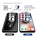 iPhone X Screen Protector, 2-Pack iPhone X Glass Screen Protector Anti-Glare Shatter-Proof 9H Tempered Hardness Bubble-Free HD Clear Thin Front Protective Film Skin for Apple iPhone X - Case Friendly
