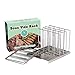 EVERIE 18/8 Stainless Steel Sous Vide Weights Rack with 7 Dividers for Sous Vide Even Heating, Compatible with Rubbermaid, Cambro, Everie 12 Quart Container, No Float