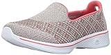 Skechers Performance Women's Go Walk 4 Kindle Walking Shoe, Taupe/Coral, 6 M US