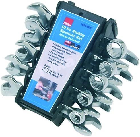 10p Combi Stubby Spanner Metric, Chrome, 1 St. / S