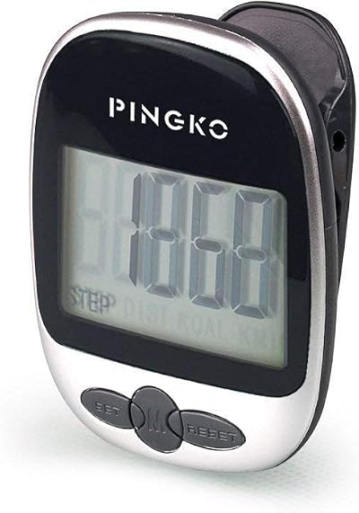 Pingko Walking Pedometer Steps Distance Calories Fitness Tracker
