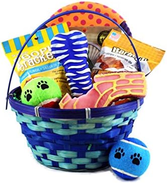 Dogs Love Easter Too! - Dog Toy and Treat Easter Basket