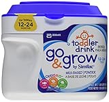 Similac Go & Grow Toddler Formula, Milk-Based, with Iron, Powder, 12-24 Months, 1.38 lb
