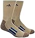 adidas Men's Cushioned X II 2-Pack Crew, Khaki/Chocolate Marl/Blue Night/Mystery Petrol Green, Large