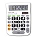 Standard Function Desktop Calculator - Handheld Calculator with Extra Large 12 Digits Display, Solar and Battery Supply