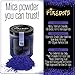 FIREDOTS Indigo Purple Mica Powder for Epoxy Resin Art, Massive 100g Jar, Easy to Mix Epoxy Resin Pigment Powder for Soap Making, Candle Making, Body Butter and Lip Gloss, Purple Pigment Powder